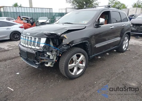 2012 Jeep Grand Cherokee Overland из США, поврежденный, VIN 1C4RJFCG6CC263080